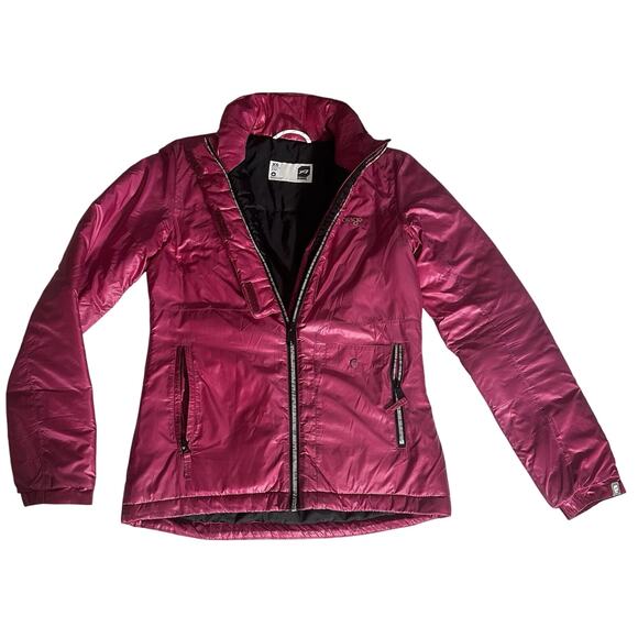 ORAGE Womens Full Zip Jacket Size Xsmall - Pink Light Weight winter fall neutral - Picture 1 of 7